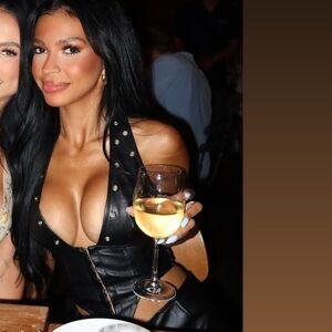 Princess Polly faux leather Jordy Corset Halter Top crop top black leather